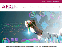 Tablet Screenshot of fdli.org